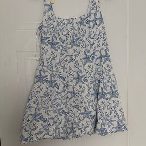 Blue and White Starfish women’s Dress